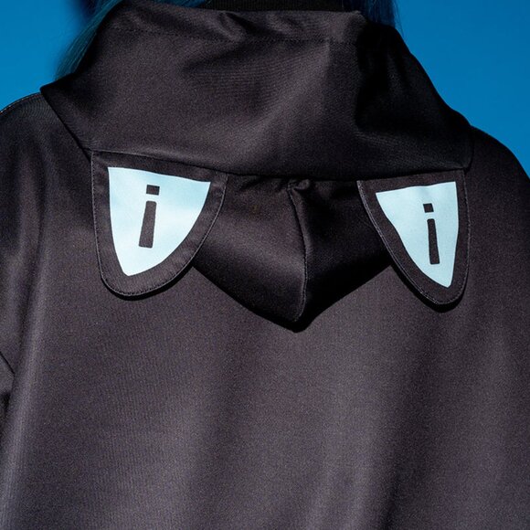 NEW ACDC RAG Error Code Cyberpunk Tech Oversized Black Blue Jacket - Picture 9 of 11